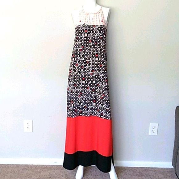 Donna Morgan Sleeveless Maxi Dress. Size 2 - Picture 1 of 10